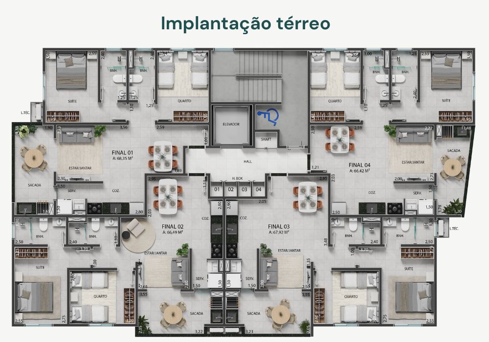 Implantação Térreo